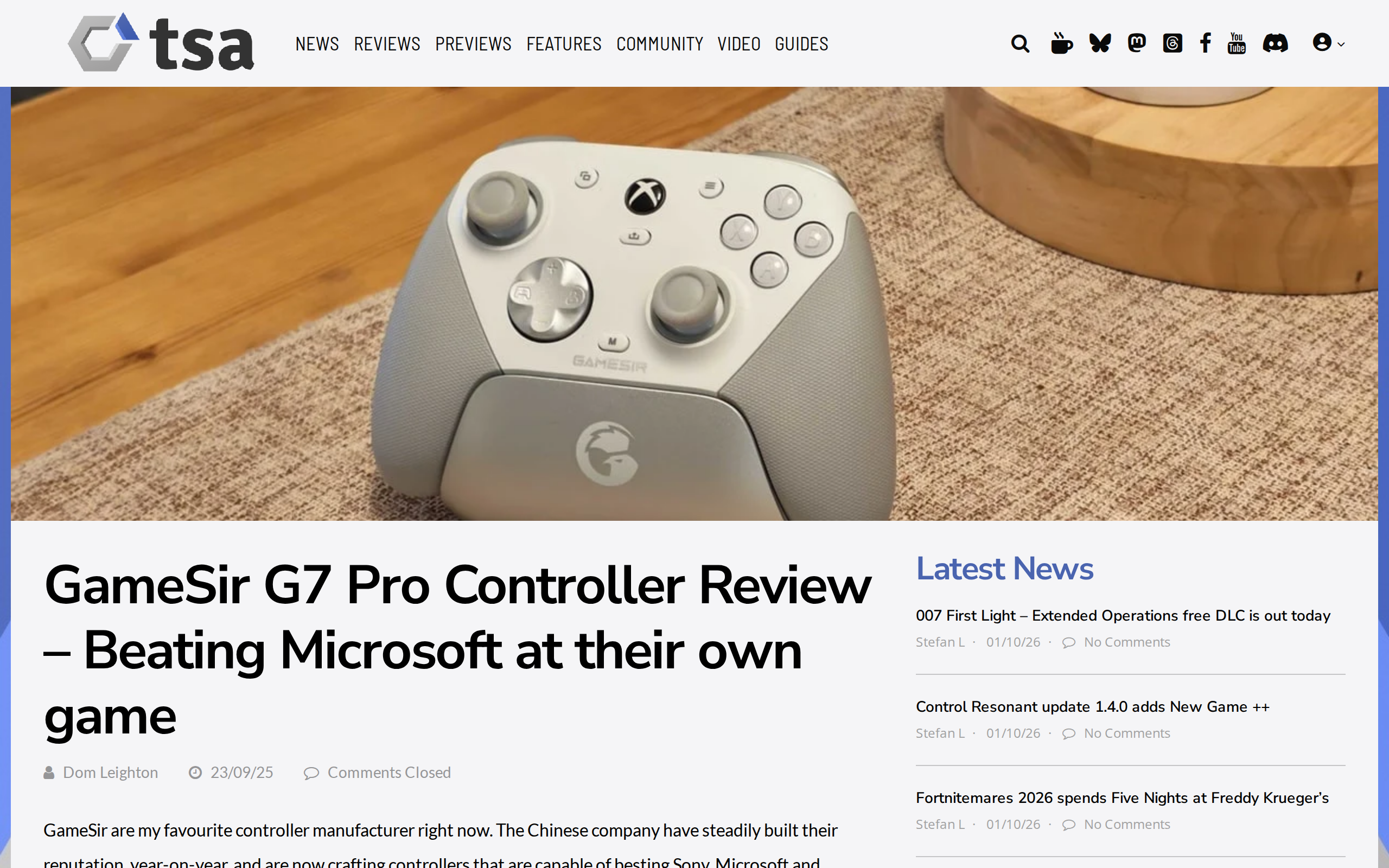 TheSixthAxis review of the G7 Pro, headlined Beating Microsoft at their own game