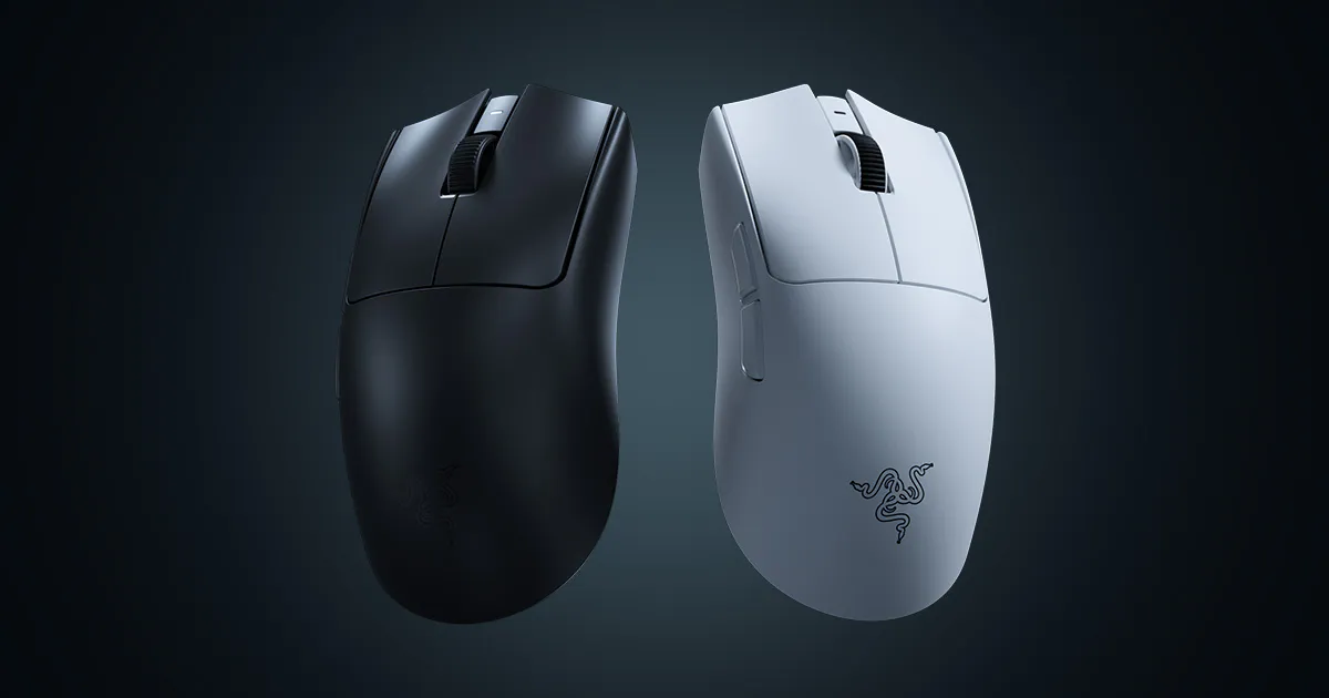 Razer brand artwork for the Viper V4 Pro mouse